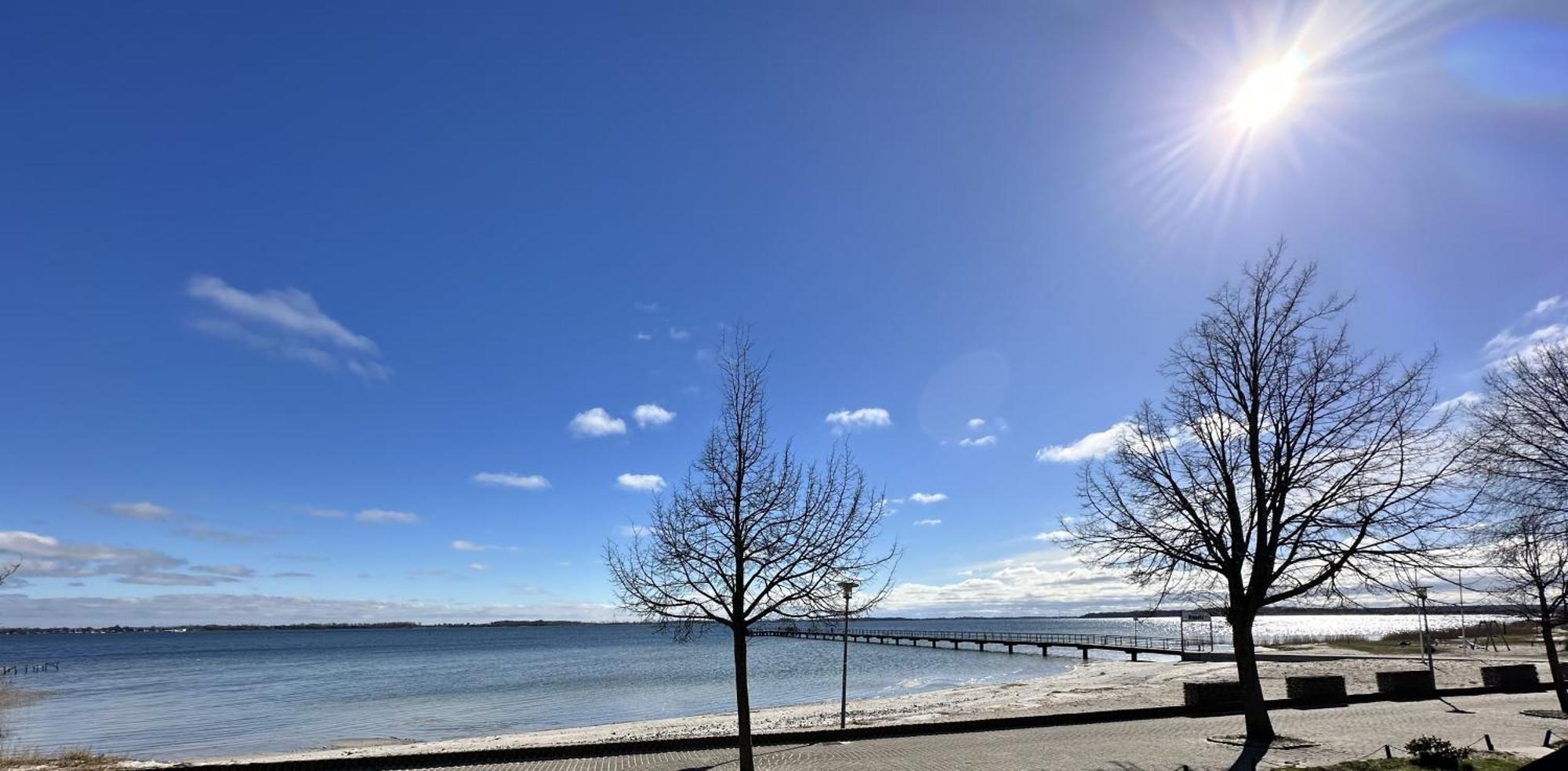 App 8O Grosser Tag Am Meer Mit Wasserblick Dranske Esterno foto